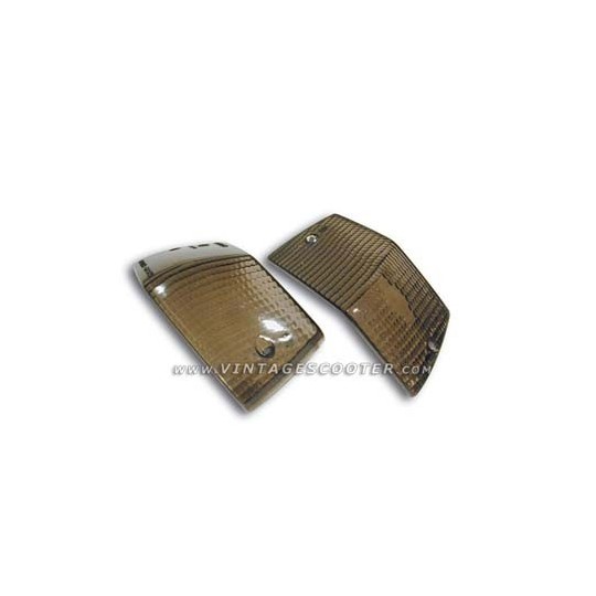 Cabochons De Clignotants Arriere Transparents/Fumes Vespa Px